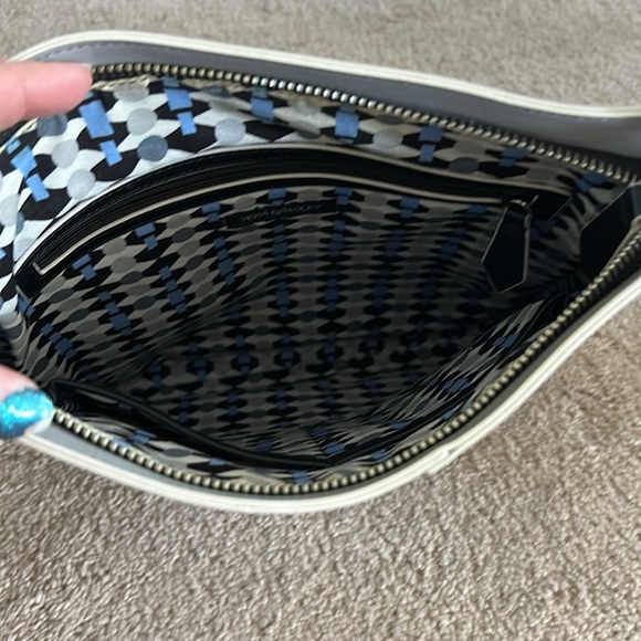 SOLD- Leather Vera Bradley Color Block Large Hipster - Picture 4 of 7